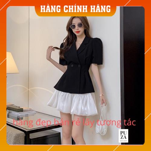 Áo vest blazer kèm chân váy HB thiết kế thanh lịch đủ size S002- Váy thiết kế,set áo vest kèm chân váy xinh đẹp cá tính.