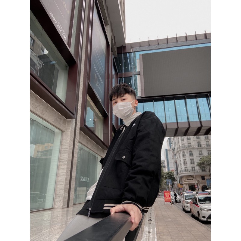 Áo khoác bomber bóng chày System, áo jacket lót bông 2 lớp nam nữ unisex ,MSW Town | BigBuy360 - bigbuy360.vn