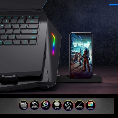 Đế tản nhiệt laptop Led RGB BAMBA B9 - Led RGB