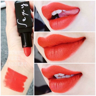 SON SÁP LÌ BABESEXY SECRET ĐỎ CAM