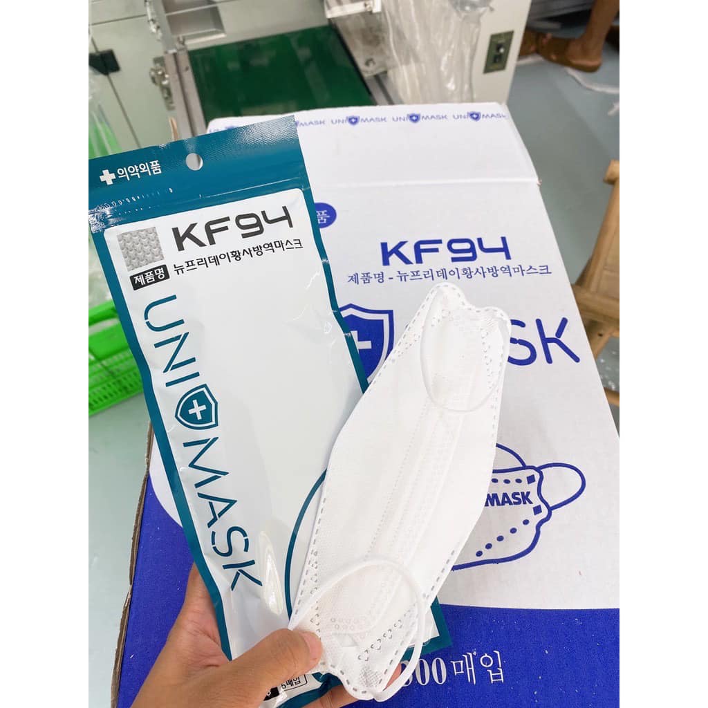 Sỉ 1 thùng 300c khẩu trang kf94 uni mask xuất hàn kháng khuẩn - ảnh sản phẩm 3