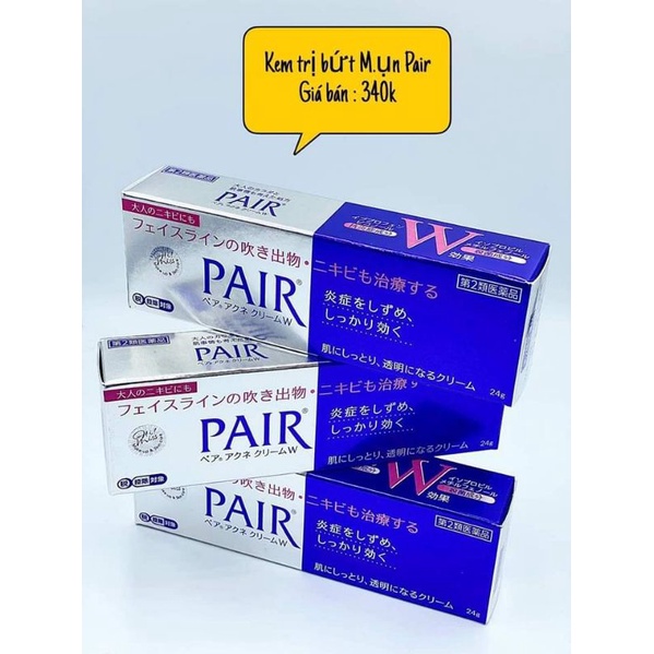 Kem Ngừa Mụn Pair Acne Nhật Bản Tuýp 24G