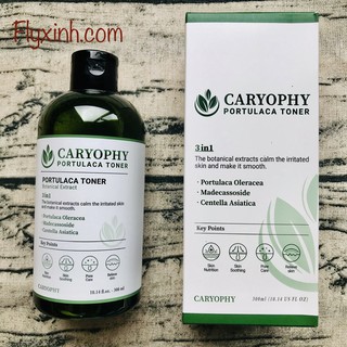 Nước hoa hồng dưỡng da Caryophy Portulaca Toner 300ml