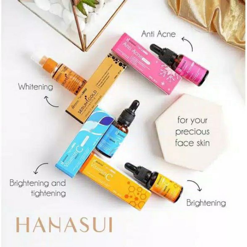 (Hàng Mới Về) Serum Trị Mụn Hanasui Chiết Xuất Collagen Làm Trắng Da