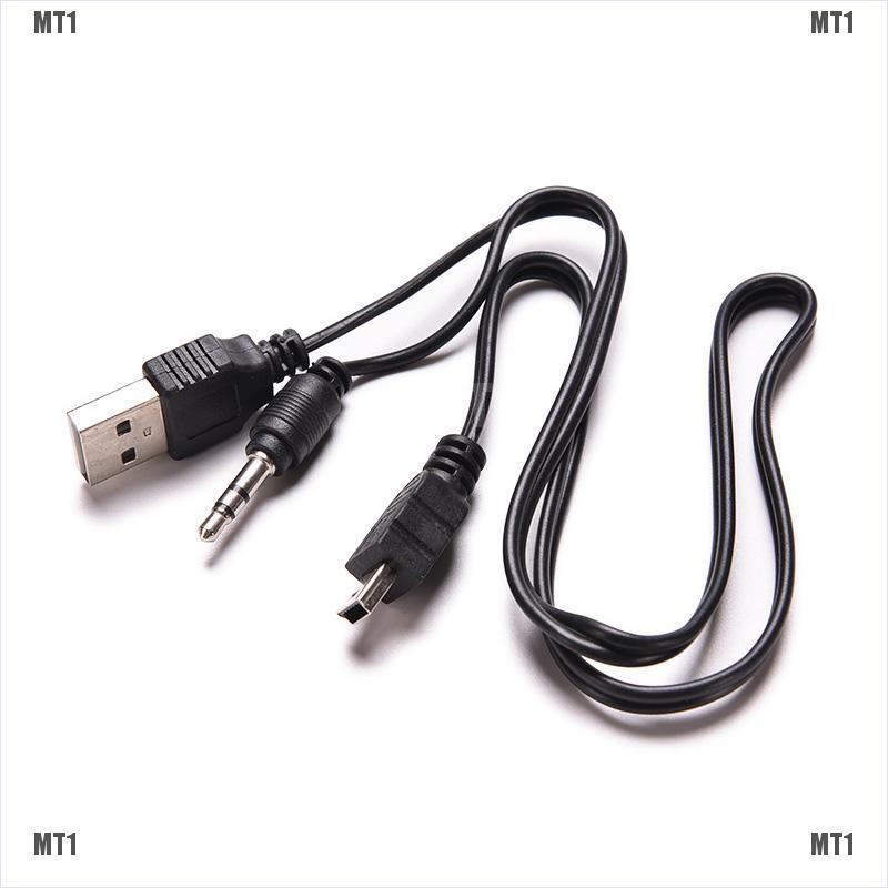 Dây cáp nối loa đầu 3.5mm USB sang USB mini dành cho Mp3/mp4