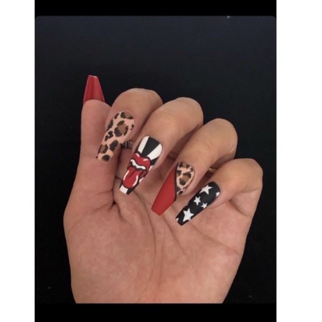 Móng úp dán thiết kế {AMERICAN STYLE}