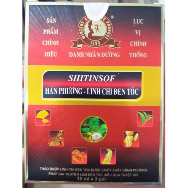 Dầu gội SHITINSOF-Hán Phương linh chi đen tóc