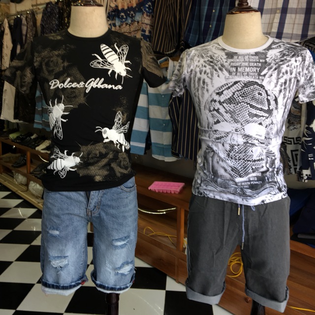 Áo phông nam - quần jean