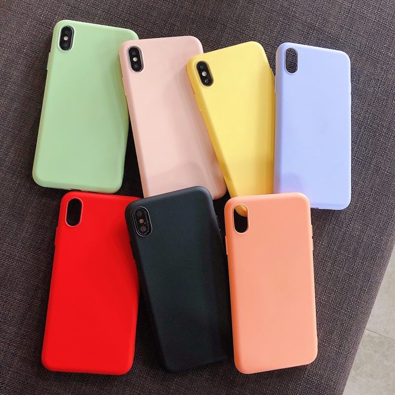 Ốp lưng iPhone 7 Plus /8 Plus/7/8/6/6 plus/6s/6s plus/X/Xs/Xr/Xs Max/11/11 promax/12/12 promax/12 mini mẫu dẻo màu