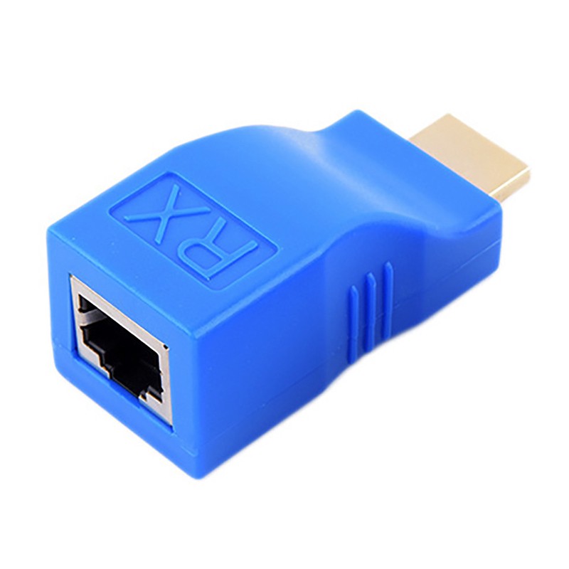 Bộ khuếch đại HDMI qua RJ45 ( cáp mạng ) kéo dài 30m ( HDMI to LAN)