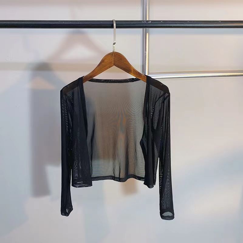 Áo Khoác Cardigan Ren Mỏng Phong Cách Retro Thời Trang Mùa Hè Mới 2022