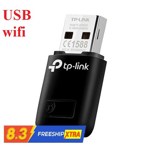 TP-Link TL-WN823N - USB Wifi chuẩn N tốc độ 300Mbps - Hàng Chính Hãng