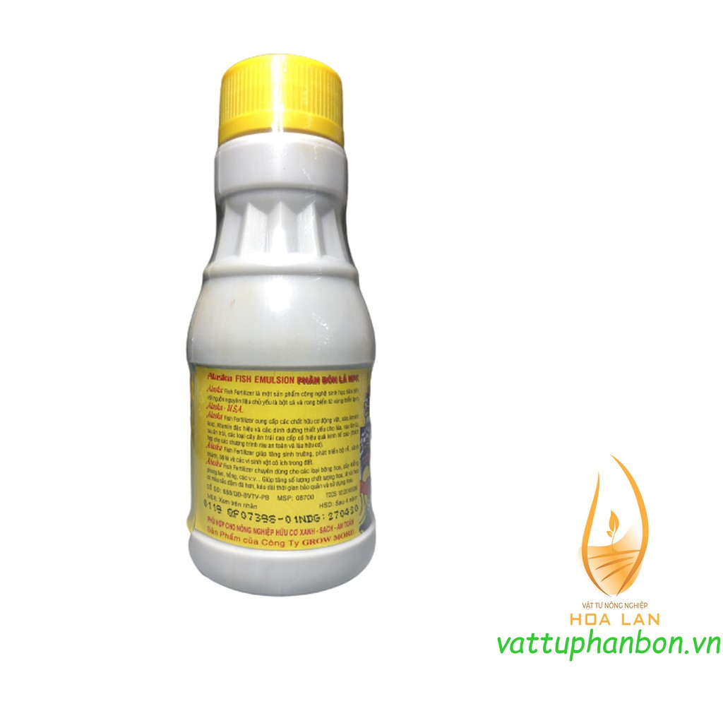 Phân Bón Lá Cá Alaska - Cá hữu cơ & Tảo biển - #044A# 100ml
