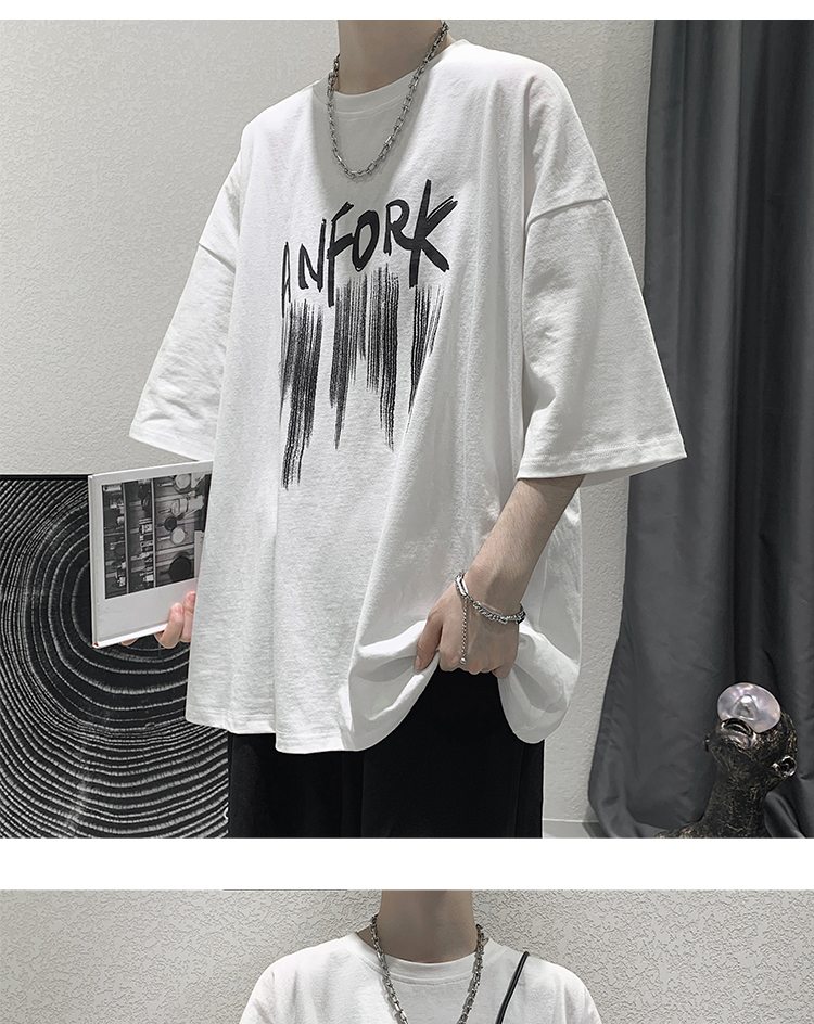 Áo Thun Nam Tay Ngắn Phong Cách Hip Hop Size M-8XL