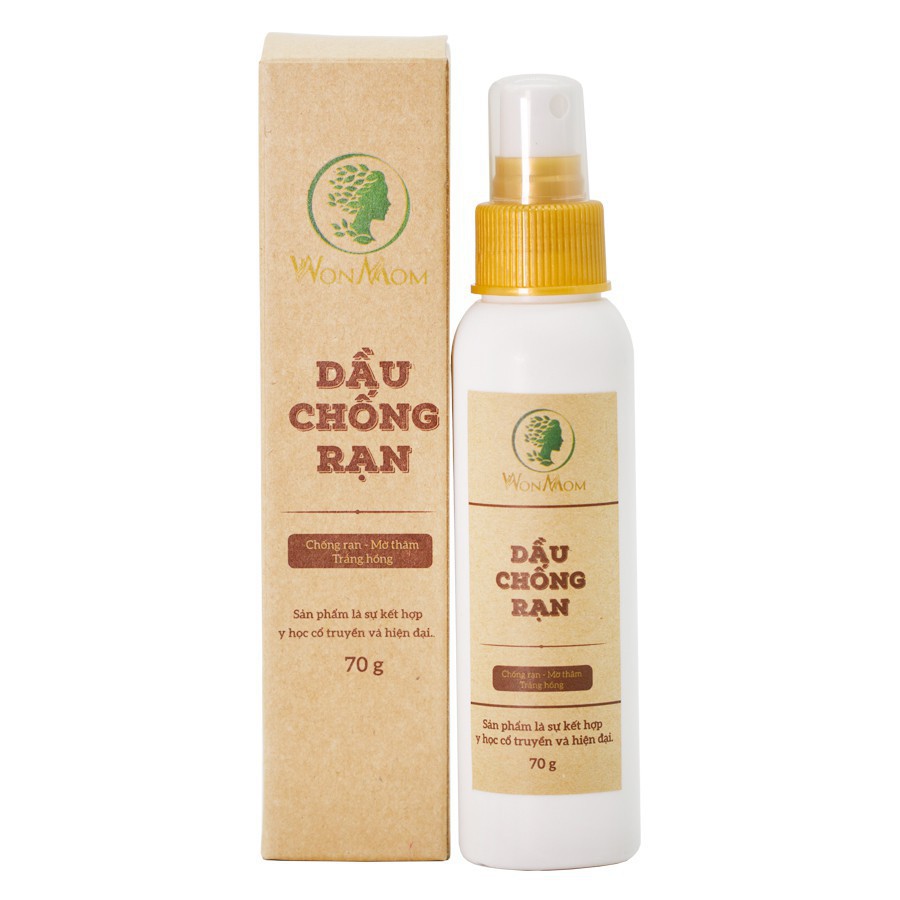 Dầu chống rạn da, dưỡng ẩm, dưỡng sáng da 70gr - WonMom (Việt Nam) | BigBuy360 - bigbuy360.vn
