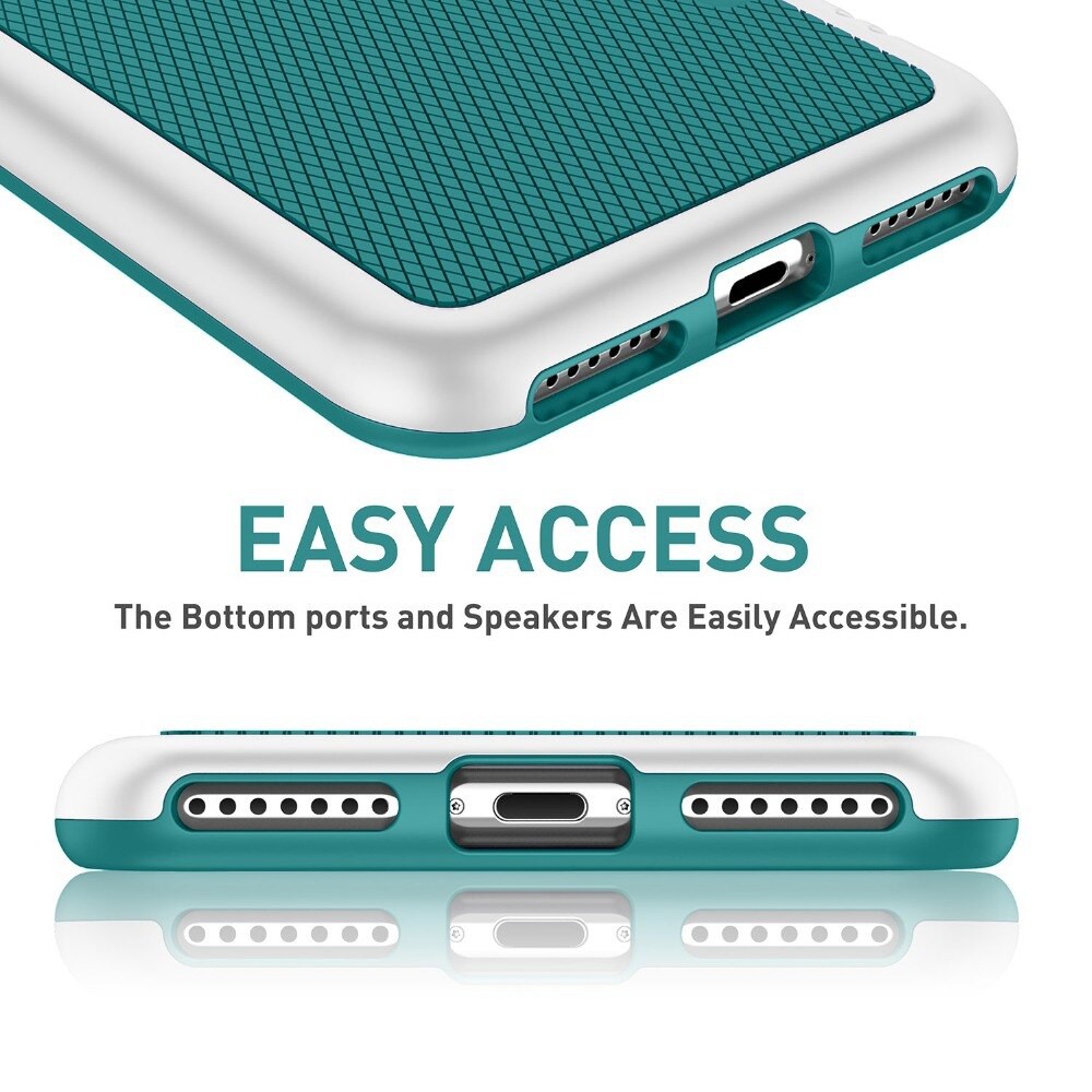 Vỏ điện thoại chống va đập chống trượt Ultra Slim 3 màu Hybrid cho ốp lưng iphone X XS MAX XR 7 8 6 6S 11 pro max Plus Vỏ silicon TPU mềm