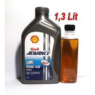 1,3L Shell ADVANCE ULTRA 10W40 Cao Cấp Nhập Khẩu