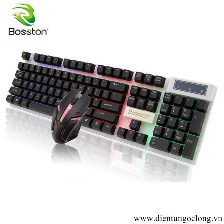 Combo Bàn Phím Và Chuột Có Dây Bosston 8310 Chuyên Game Chính Hãng