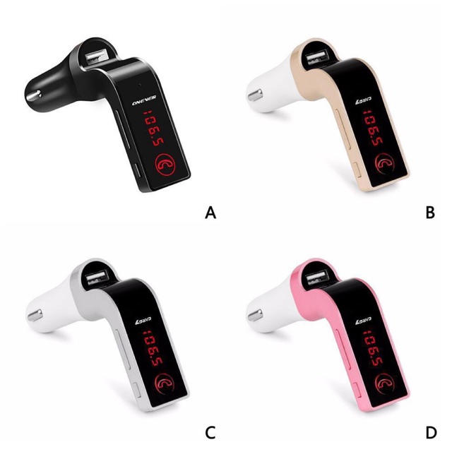 Tẩu bluetooth car g7 / tẩu mp3 / phát nhạc cho xe ô tô qua sóng FM Thủ Dầu Một Bình Dương