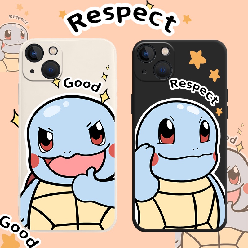 Ốp Điện Thoại Silicon Chống Rơi Siêu Mỏng Cho Xiaomi redmi Note 11 / cute / Squirtle / 10 / 10 / 8 / 9 / 7 / A / C / T / K40 / 50 / black shark 4pro / S / Gaming / PRO