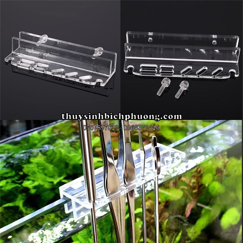 GIÁ TREO DỤNG CỤ ACRYLIC MUFAN SANG TRỌNG - TREO PHỤ KIỆN KÉO NHÍP THẨM MỸ TIỆN LỢI KHI SỬ DỤNG