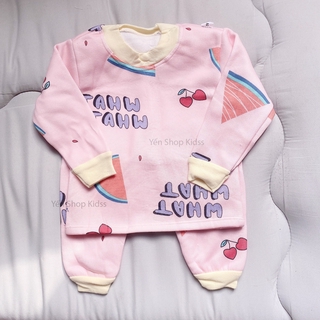 [BẢNG 2] BỘ NỈ BÔNG CỔ CHUI CHO BÉ (5-14.5KG) (SP000729)