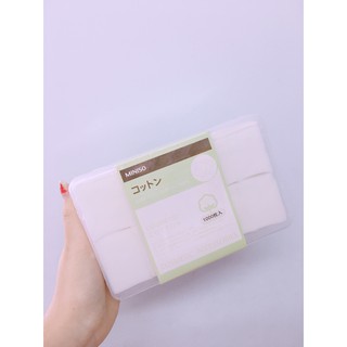Bông Tẩy Trang Miniso Nhật 1000 Miếng