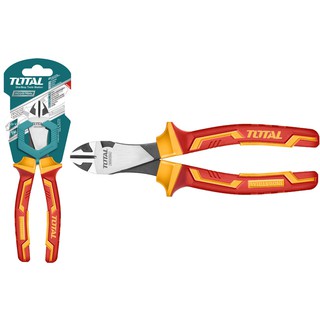 Kềm cắt cộng lực cách điện 7inch total thtip2571