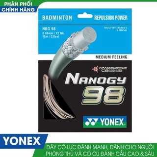Dây Đan Vượt Cầu Lông Yonex Nanogy 98 ( Trắng )