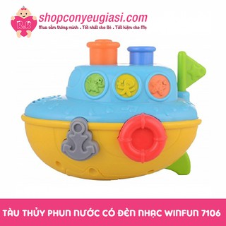 Tàu Thủy Phun Nước Có Đèn Nhạc Winfun 7106
