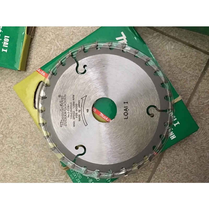 Lưỡi cưa cắt gỗ Makita đường kính 110mm