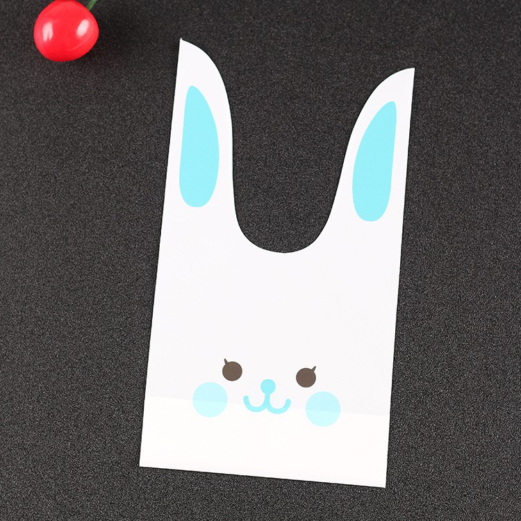20pcs Rabbit Cookie Plastic Candy Biscuit Packaging Gift