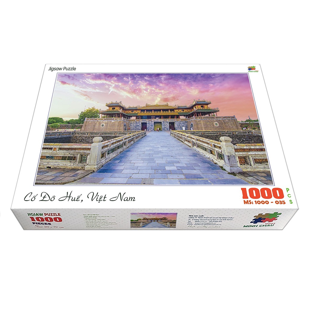 Bộ Tranh Xếp Hình Minh Châu 1000 Mảnh - Chủ Đề Danh Lam Thắng Cảnh