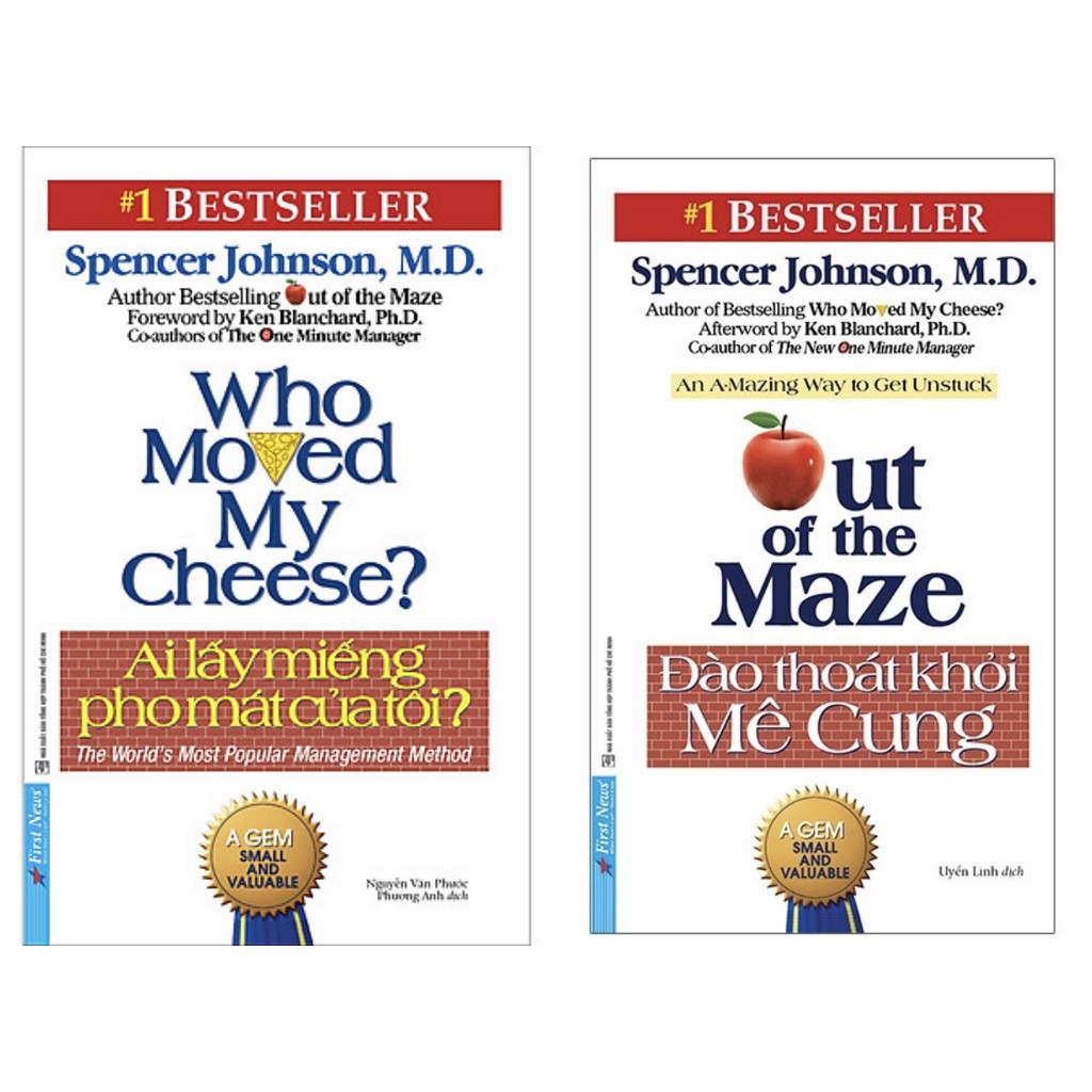 Sách - Combo Ai Lấy Miếng Pho Mát Của Tôi? + Đào Thoát Khỏi Mê Cung  - First News