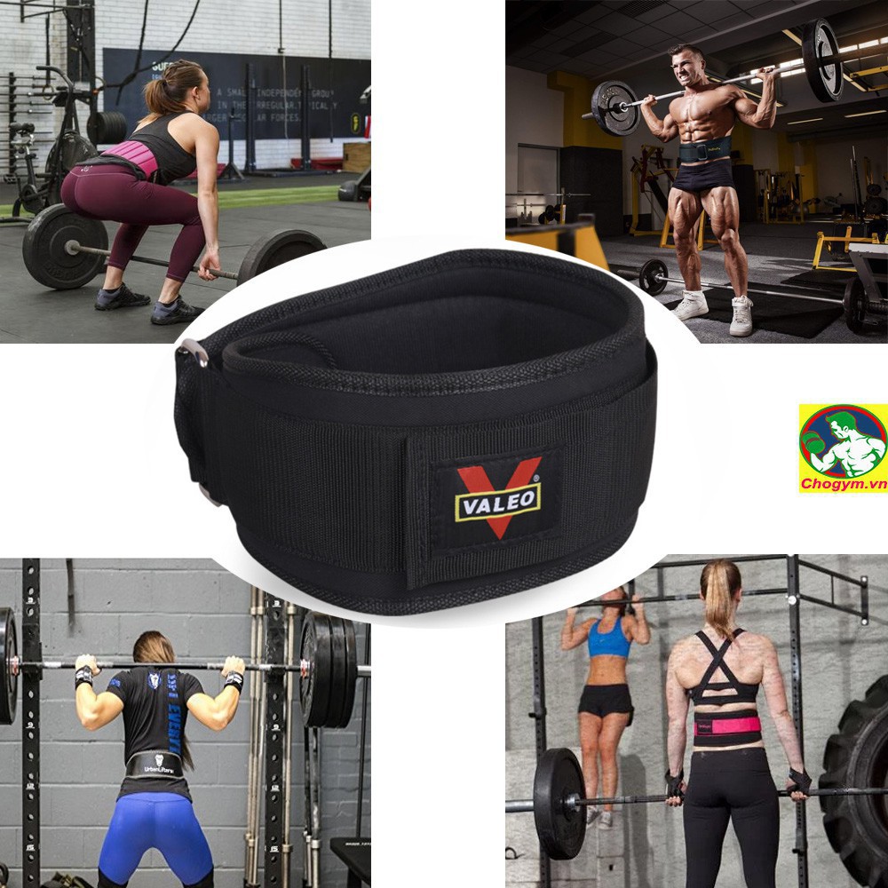 Đai Lưng Mềm Tập GYM Valeo Bản Bé Lifting Belt