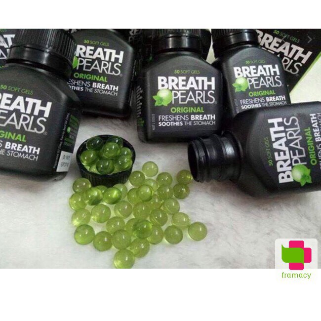 VIÊN UỐNG HỖ TRỢ THƠM MIỆNG BREATH PEARL - 50V