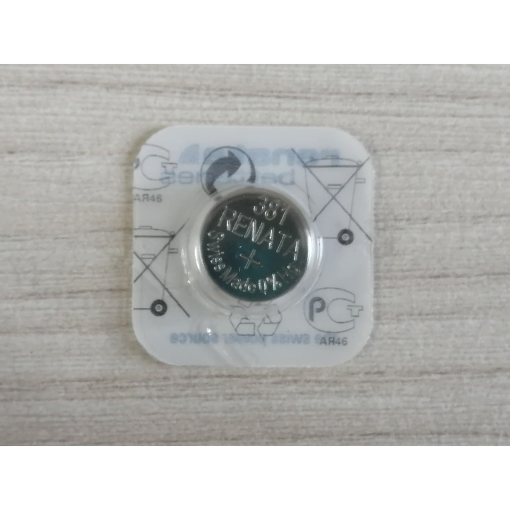 Pin đồng hồ Thụy Sỹ RENATA 381 / SR1120SW silver bạc Made in Swiss (Loại tốt - Giá 1 viên)