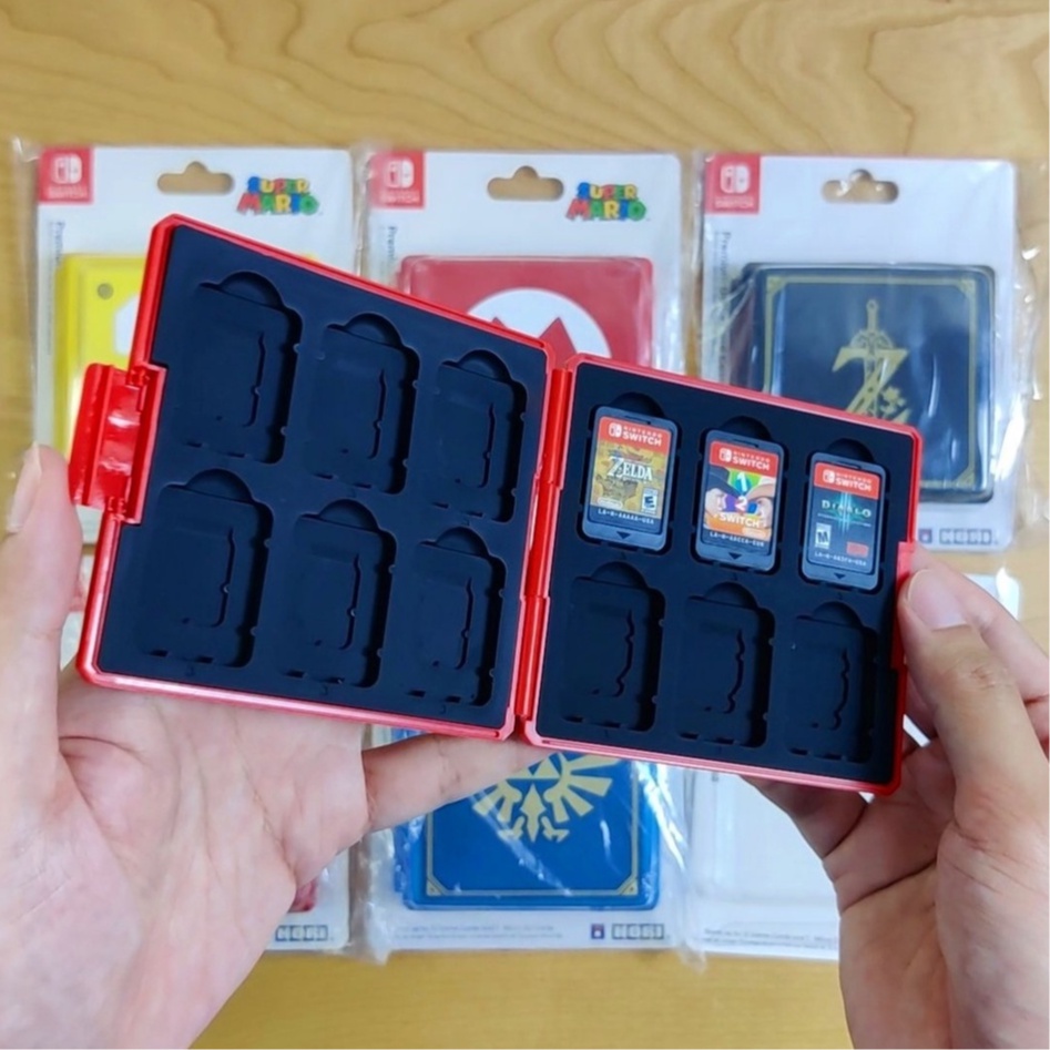 Hộp đựng 12 thẻ game Nintendo Switch chính hãng HORI