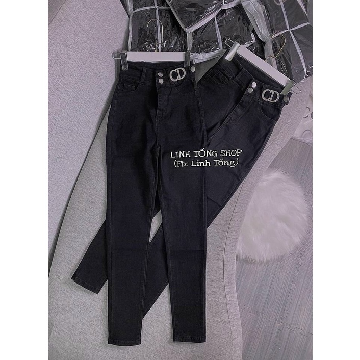 [Mã FAMARAL1 giảm 10K đơn 50K] QUẦN JEAN NỮ SKINNY DÁNG ÔM TAG CD