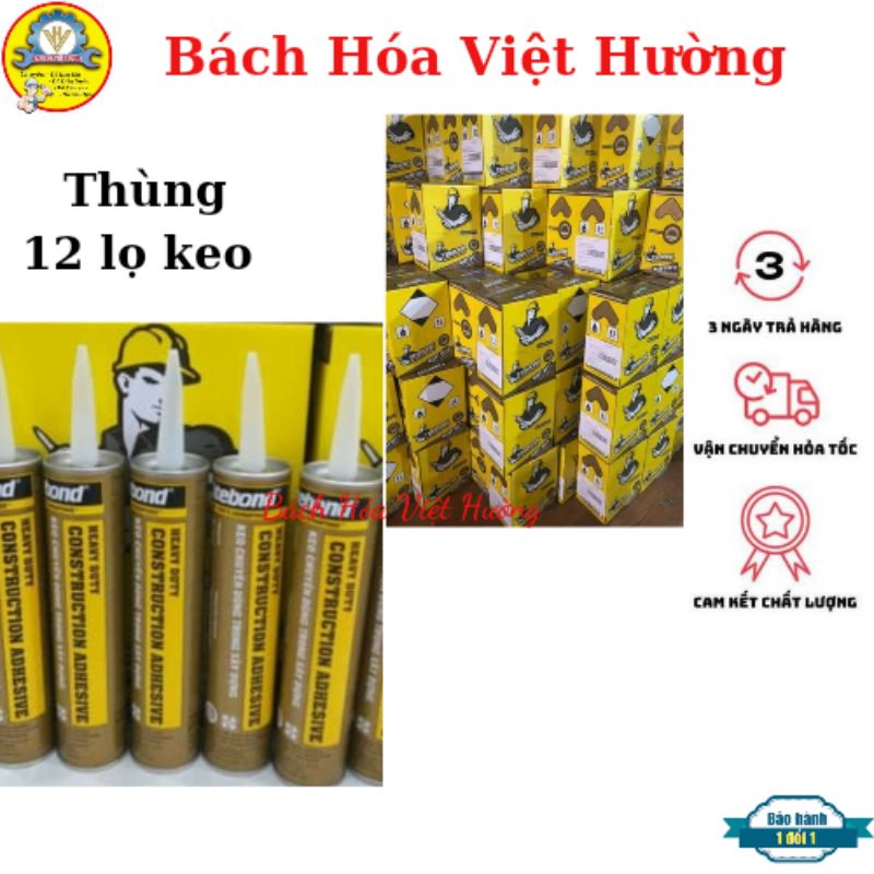 Combo 12 lọ (1thùng) keo titebond, keo chuyên dụng dùng trong xây dựng, dán gỗ, dán gạch, dán kim loại...nhanh khô