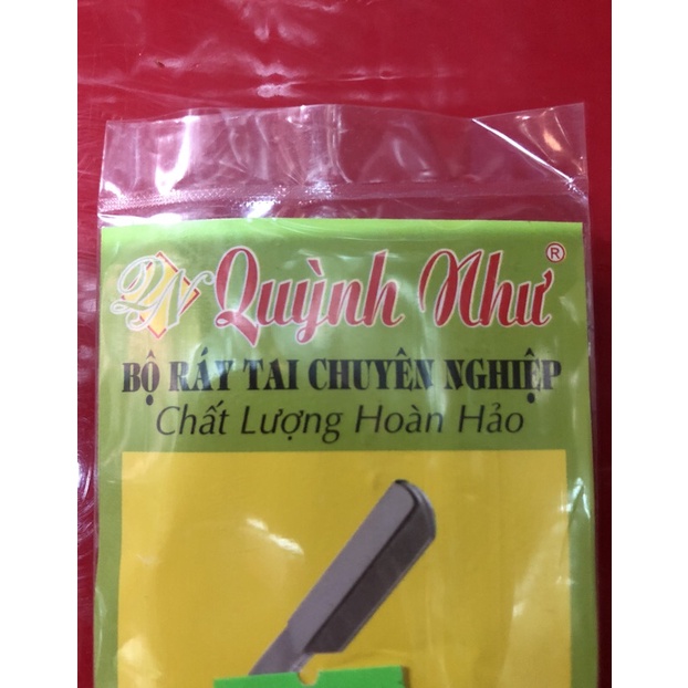 Bộ lấy ráy tai cán gổ 7 món chuyên nghiệp đa chức năng loại xịn chuyên dùng móc ráy tai