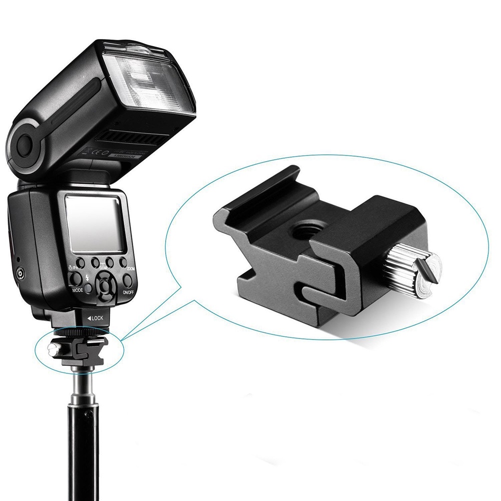 Bộ chuyển đổi giá đỡ ba chân ốc vít 1/4 màu cầu vồng