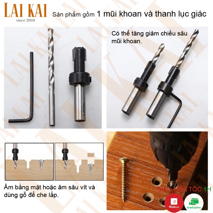 Mũi khoan âm vít 5xx 6xx