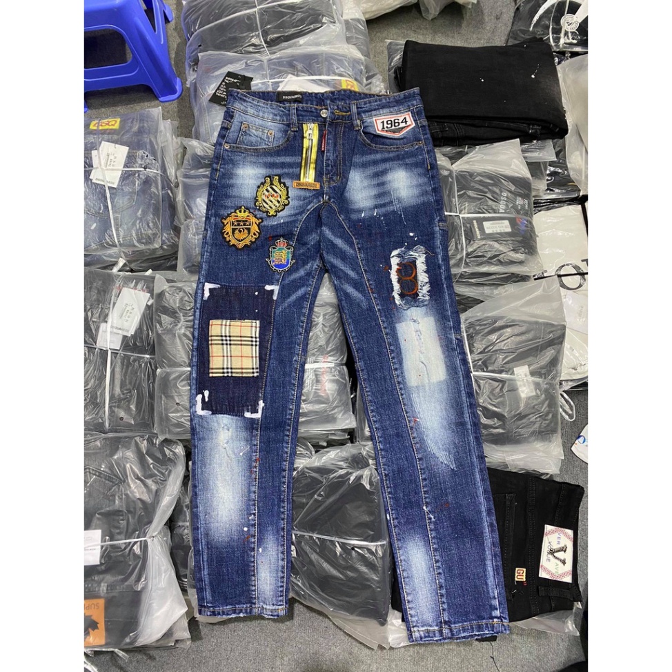FREE SHIP  [FREE SHIP] Quần Jean AMIRI mix khoá - Quần Jean DSQ max đẹp - Quần Jean LV siêu đỉnh | BigBuy360 - bigbuy360.vn