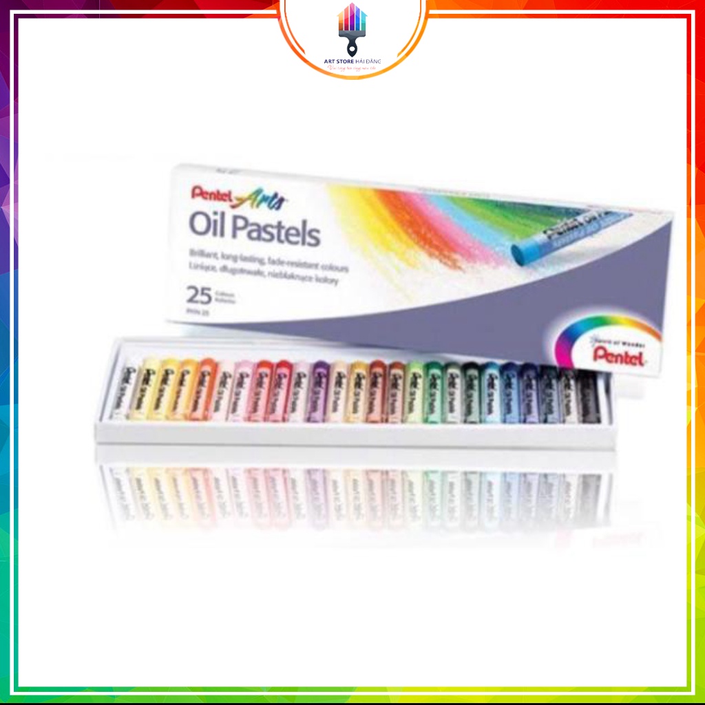 SÁP DẦU PENTEL BỘ 25 MÀU PHN-25