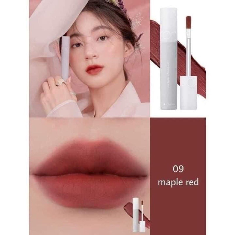SON KEM ROMAND SEE THROUGH MATTE TINT PHIÊN BẢN HANBOK  MÀU 09 MAPLE RED | BigBuy360 - bigbuy360.vn