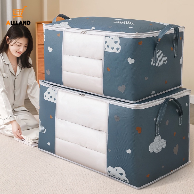Túi Đựng Quần Áo Chống Bụi Sức Chứa Lớn Có Dây Kéo / Gấp Lại Được Tiện Lợi