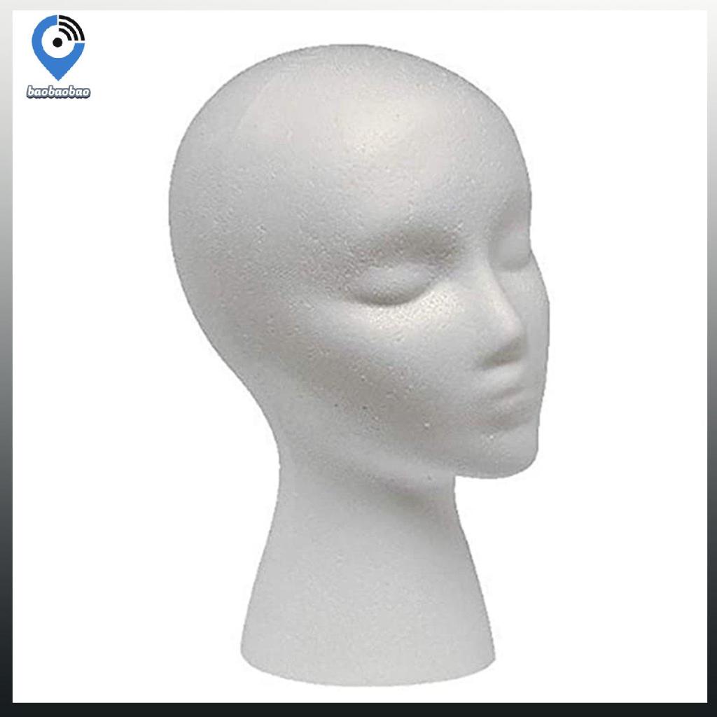 Foam Head Practical Mannequin Head Dummy Head Female Head Model Prop Display