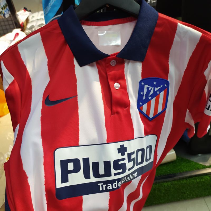 Bộ Bóng Đá Atletico Madrid Sọc Đỏ Sân Nhà 20/21 Hàng Thái