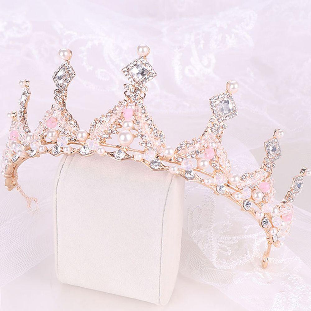 JARRED Vương Miện Cài Tóc Cô Dâu Đính Đá Sang Trọng